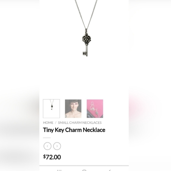 Femme Metale Tiny Key Pendant, VGUC - Picture 2 of 4